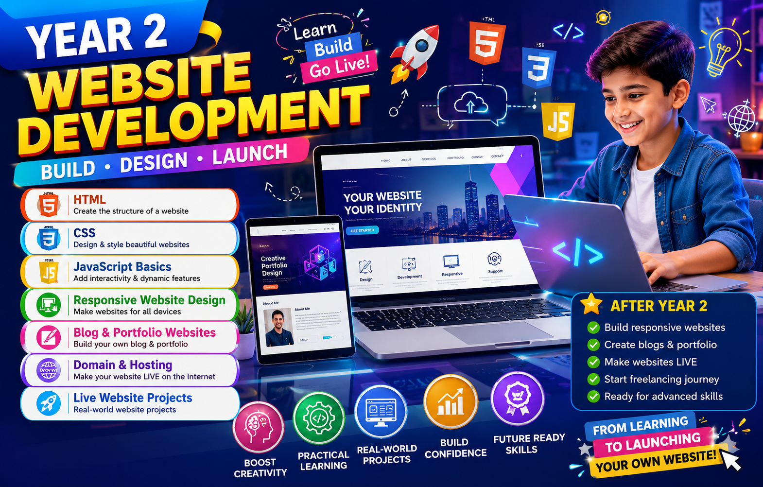 Year 2: Website Development