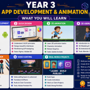 Year 3: App Development & Animation